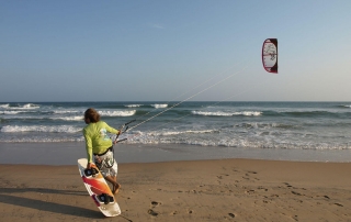 Kite Surfing at Naara Eco-Lodge Kite Surfing at Naara Eco-Lodge